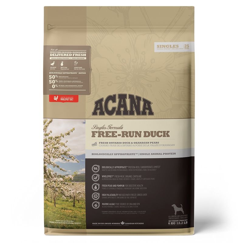 ACANA Singles Free-Run Duck 6 kg