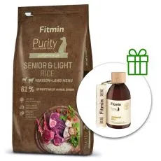 Fitmin Purity Senior & Light Rice Venison & Lamb 12 kg + Fitmin Purity Ulje od lososa BESPLATNO