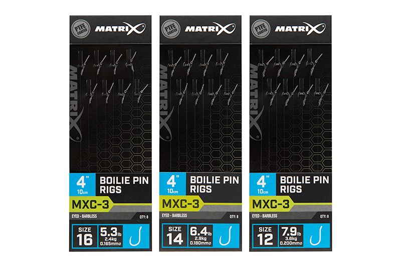 Matrix MXC-3 Boilie Pin Rig 10cm 0.20mm velicina 12 / 8x