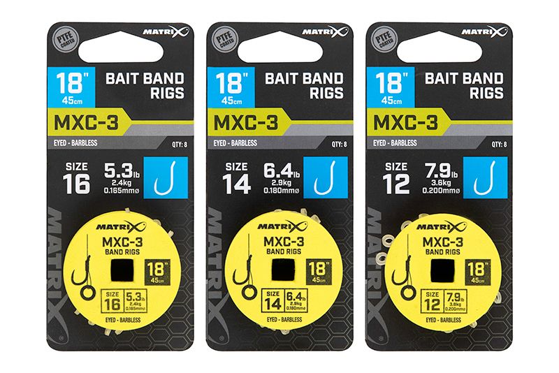 Matrix MXC-3 Bait Band Rig 45cm 0.20mm size 12 / 8x
