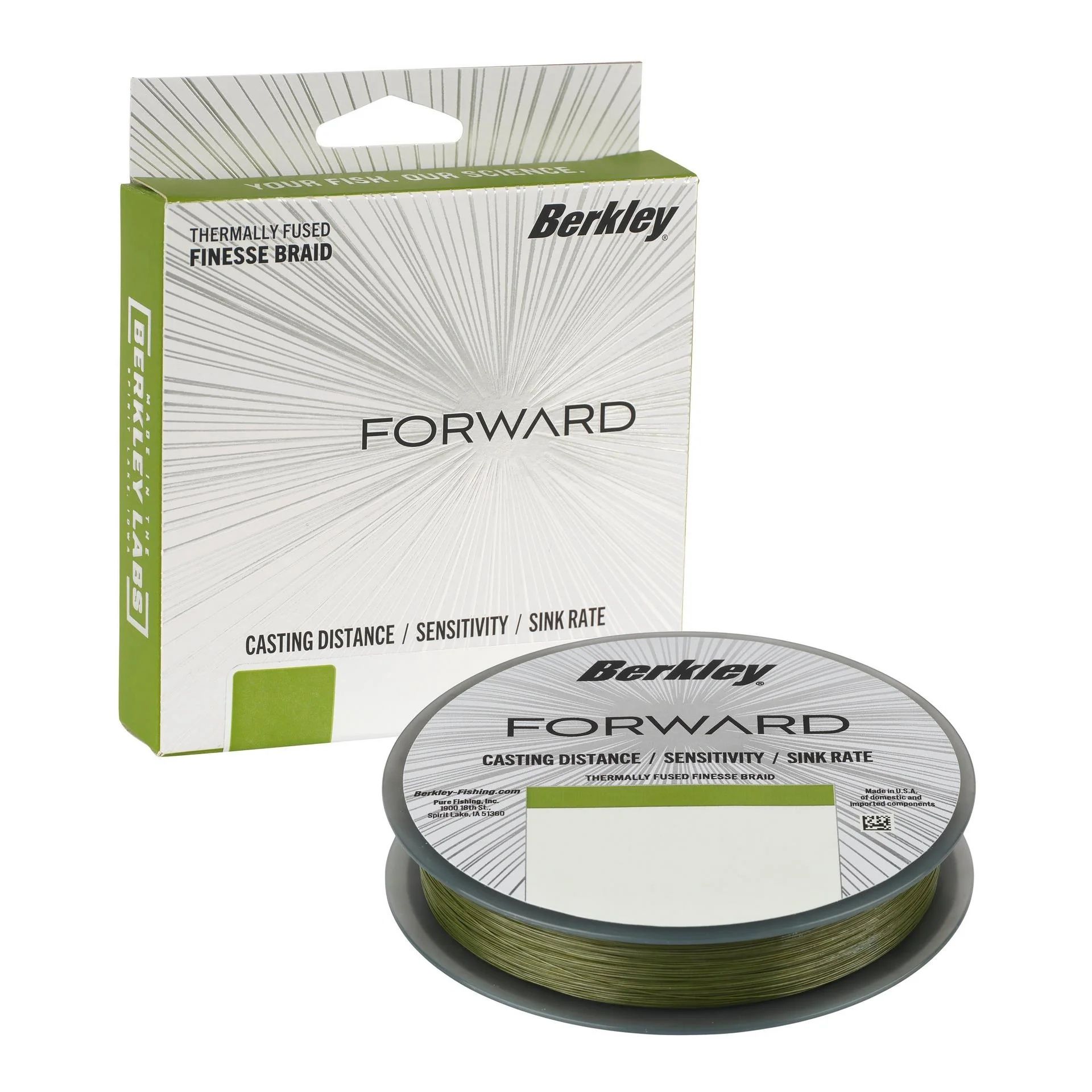 Berkley FORWARD 150m Low-vis Green - 0.10mm 4,7kg