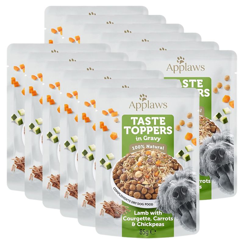 Applaws Dog Taste Toppers in Gravy janjetina, tikvica, mrkva i slanutak 12 x 85 g