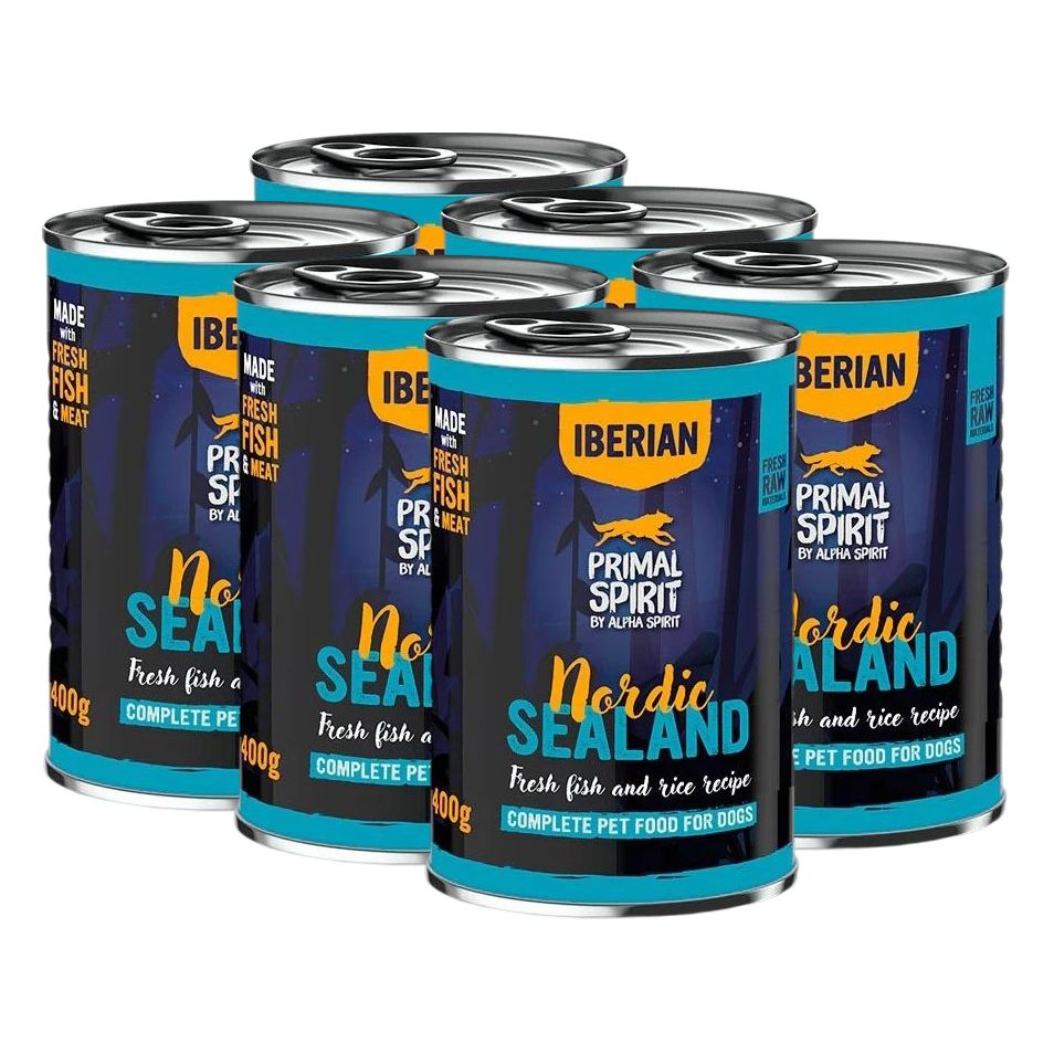 Primal Spirit Dog Iberian Nordic Sealand 6 x 400 g