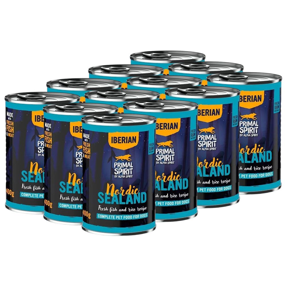 Primal Spirit Dog Iberian Nordic Sealand 12 x 400 g