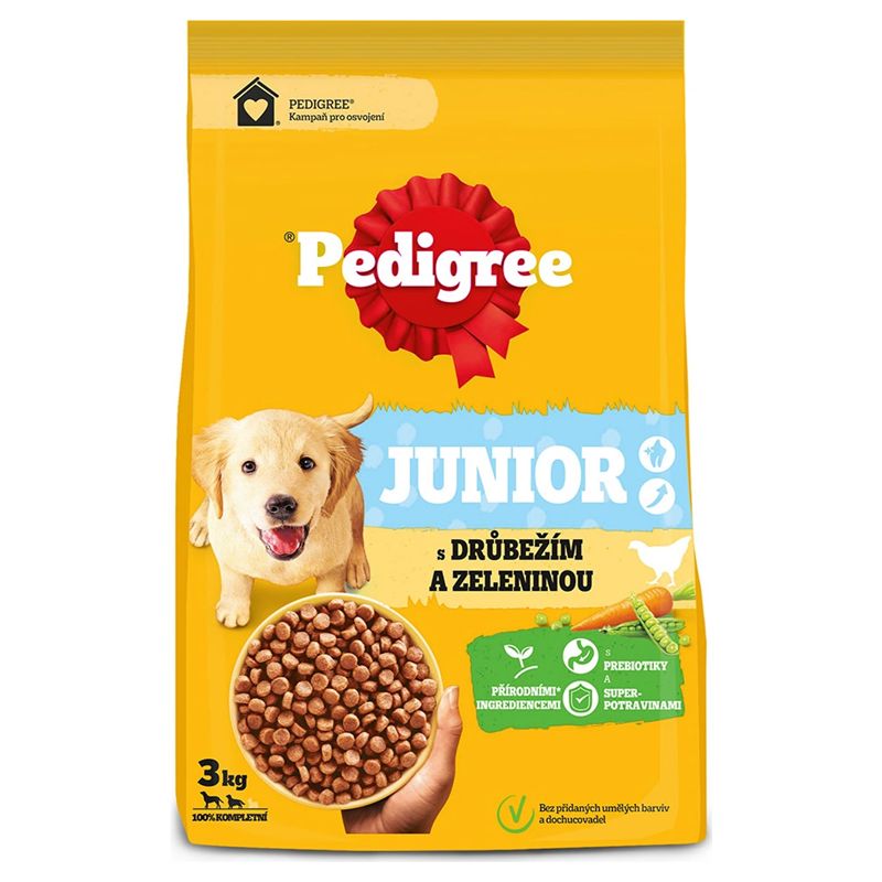 Pedigree Junior s piletinom i povrćem 3 kg