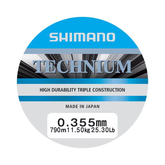 Shimano Technium 790m/0.355mm/11.5kg tamno siva