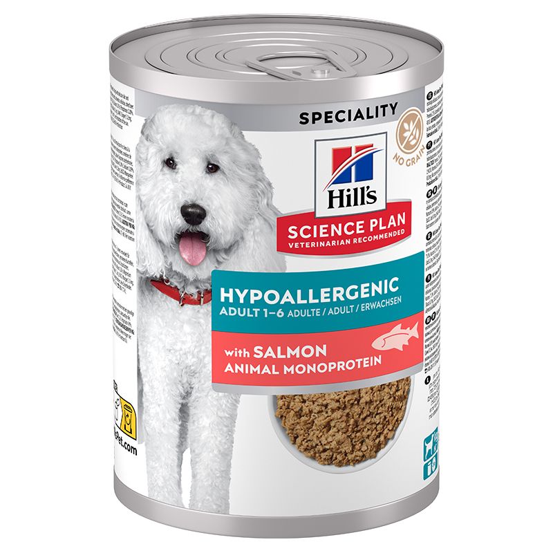 Hill's Science Plan Hypoallergenic konzerva za odrasle pse s lososom 363 g