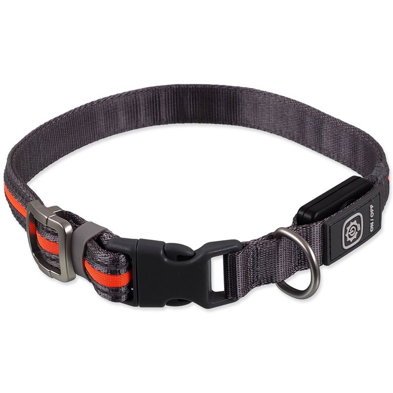 Dog Fantasy USB LED najlonska svjetleća ogrlica M-L narančasta 45-65 cm