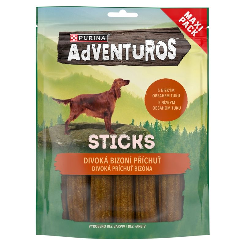 Purina ADVENTUROS Sticks - bizon 305 g