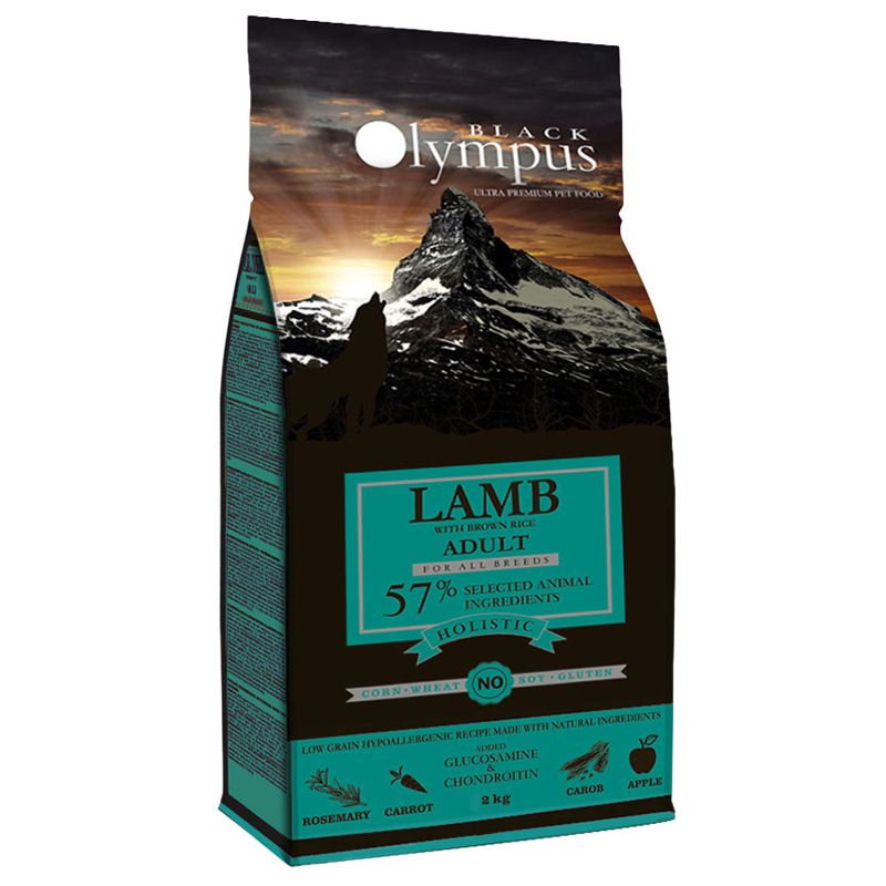 Black Olympus Adult Medium Lamb & Brown Rice 2 kg