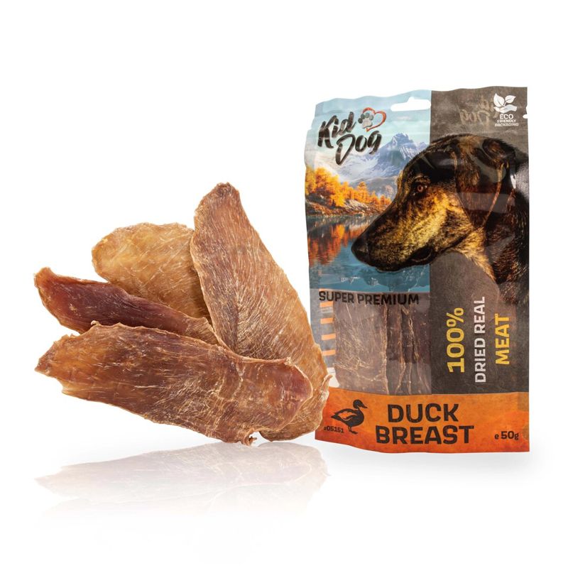 Kid Dog Super Premium 100% pačja prsa, tanke kriške 50 g