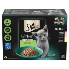 Sheba mačje meso za mačiće mje&scaron;oviti izbor u umaku 12 x 85 g