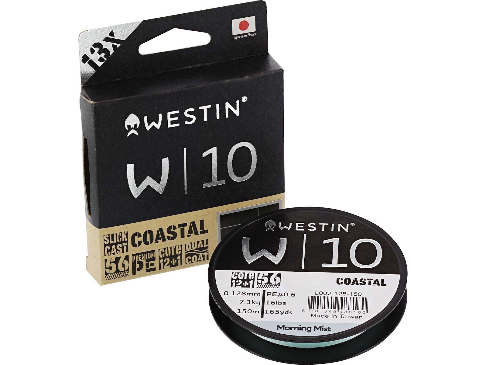Westin W10 13-BRAID COASTAL Morning Mist 150m/0.10mm/6.0kg
