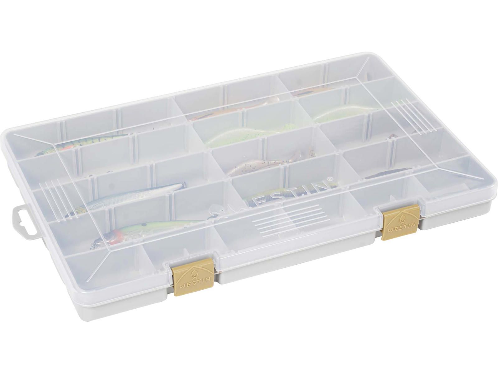 Westin W3 TACKLE BOX S7 Grey/Clear 35,5x22,5x3,5cm
