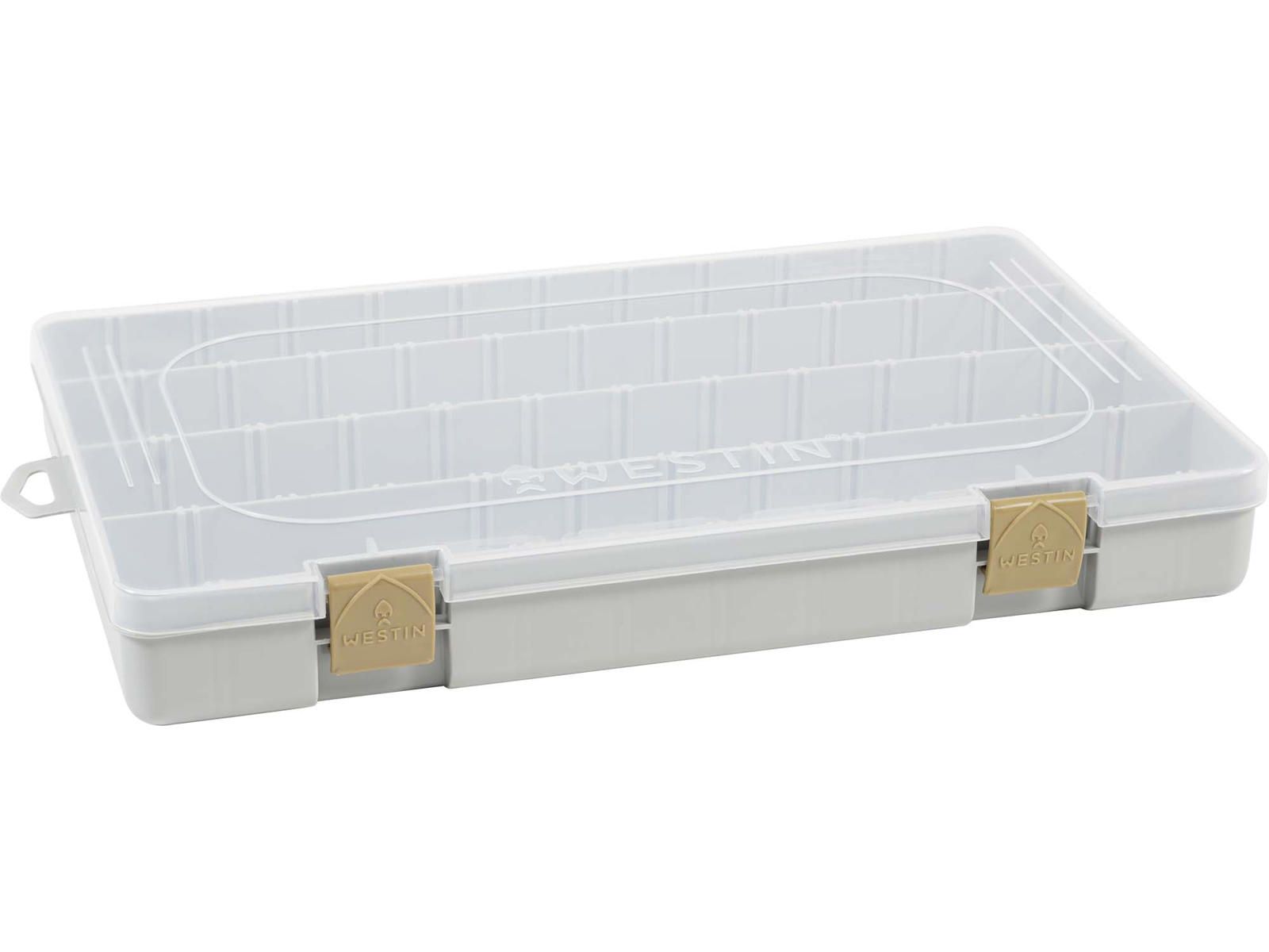 Westin W3 TACKLE BOX S4 Grey/Clear 36x22,5x4,8cm