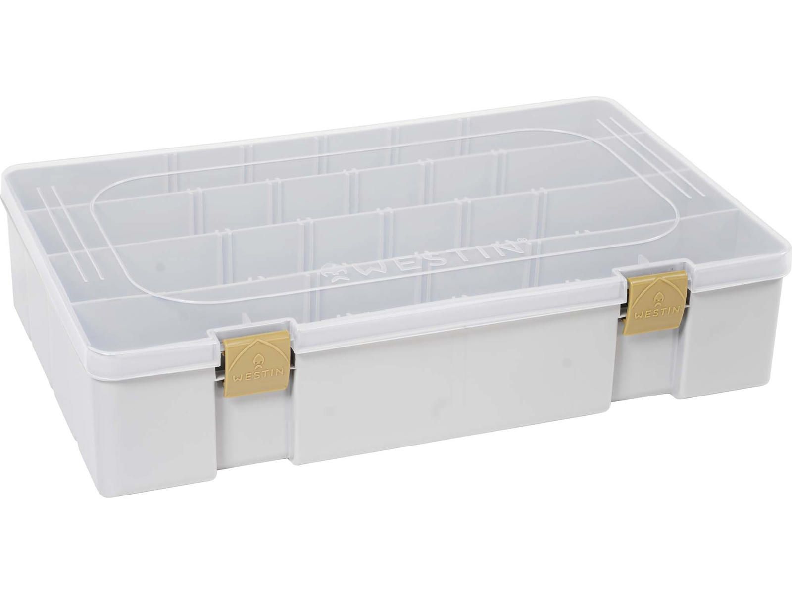 Westin W3 TACKLE BOX S4 Grey/Clear 36x22,5x8cm