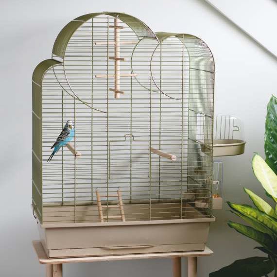 Kavez za ptice ELIZA NATURAL - 54 x 34 x 75 cm