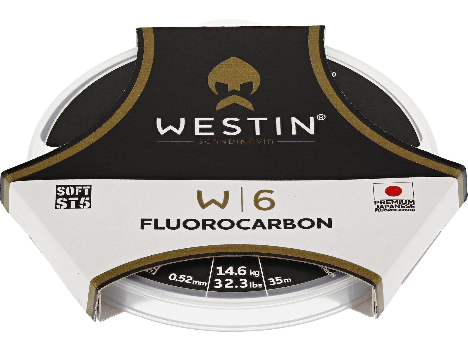 Westin W6 ST3 FLUOROCARBON Clear 50m/0.26mm/4.5kg