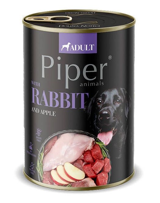 Konzerva Piper Adult s kunićem i jabukom 400 g