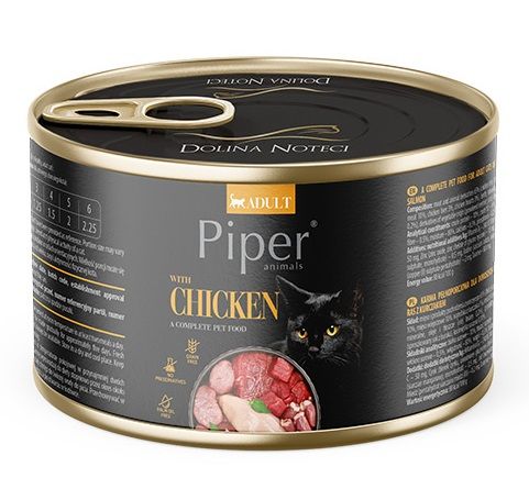 Konzerve Piper Cat Adult s piletinom 185 g