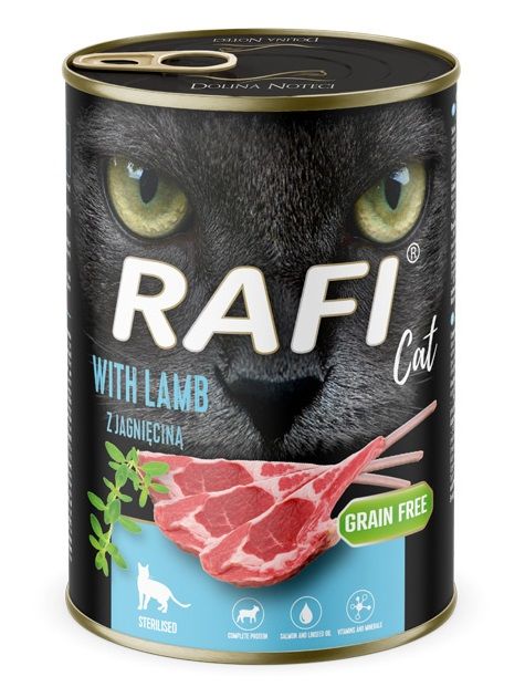 Rafi Cat Sterilised Paté with Lamb 400 g