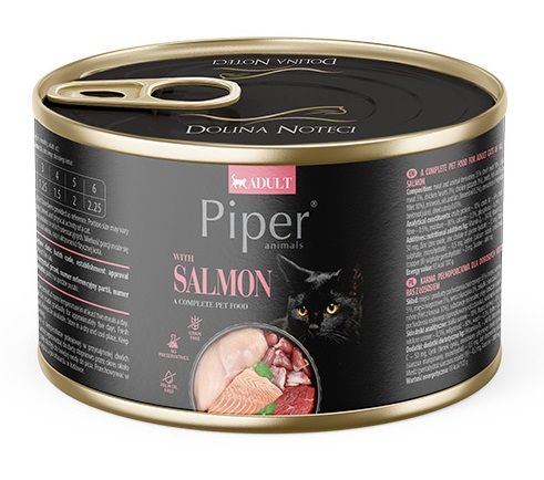 Konzerva Piper Cat Adult s lososom 185 g