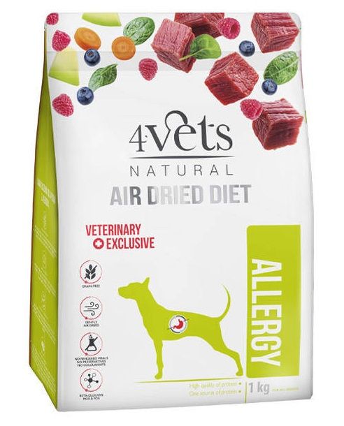4Vets Natural Dog Veterinary Exclusive ALLERGY 1 kg