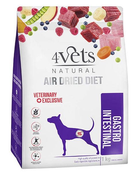4Vets Natural Dog Veterinary Exclusive GASTRO INTESTINAL 1 kg