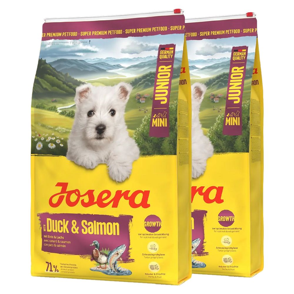Josera Dog Mini Junior Duck & Salmon 2 x 10 kg