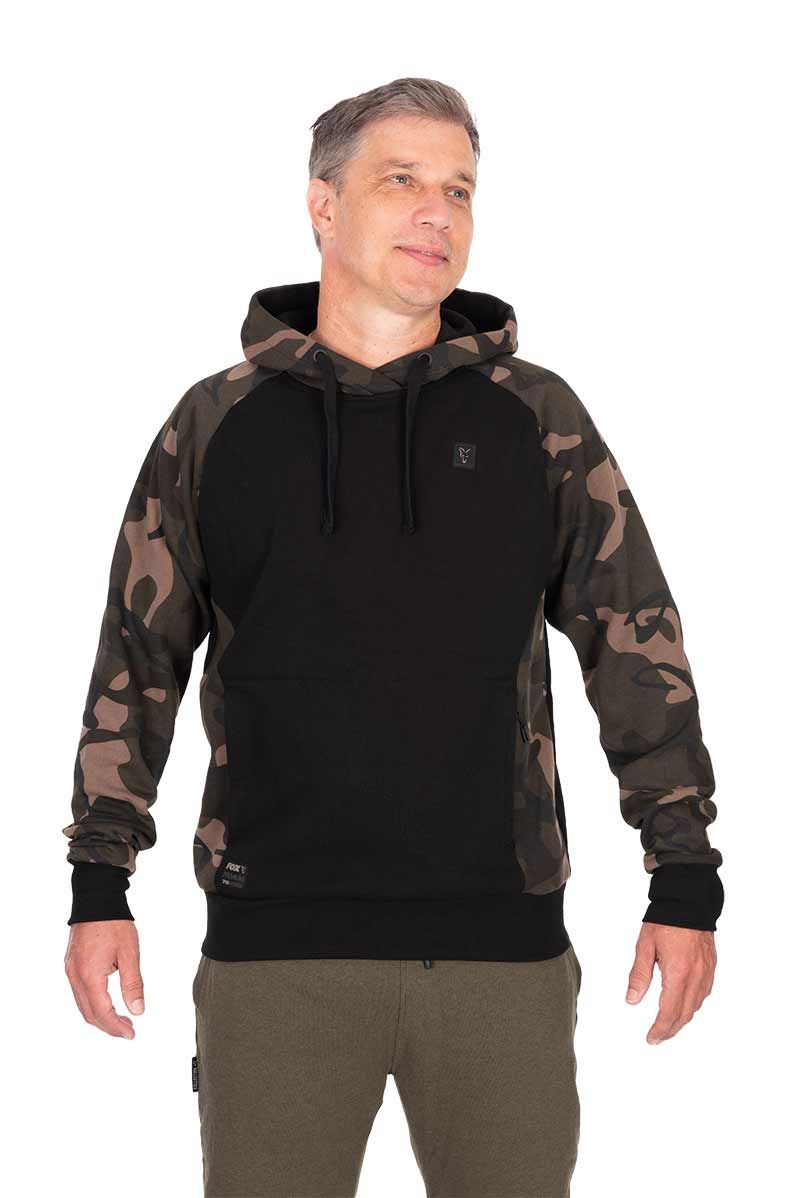 FOX Black / Camo pullover premium 310 hoodie - XXL