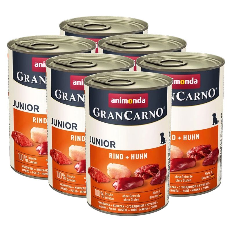 Animonda GranCarno Original Junior govedina + piletina - 6x400g