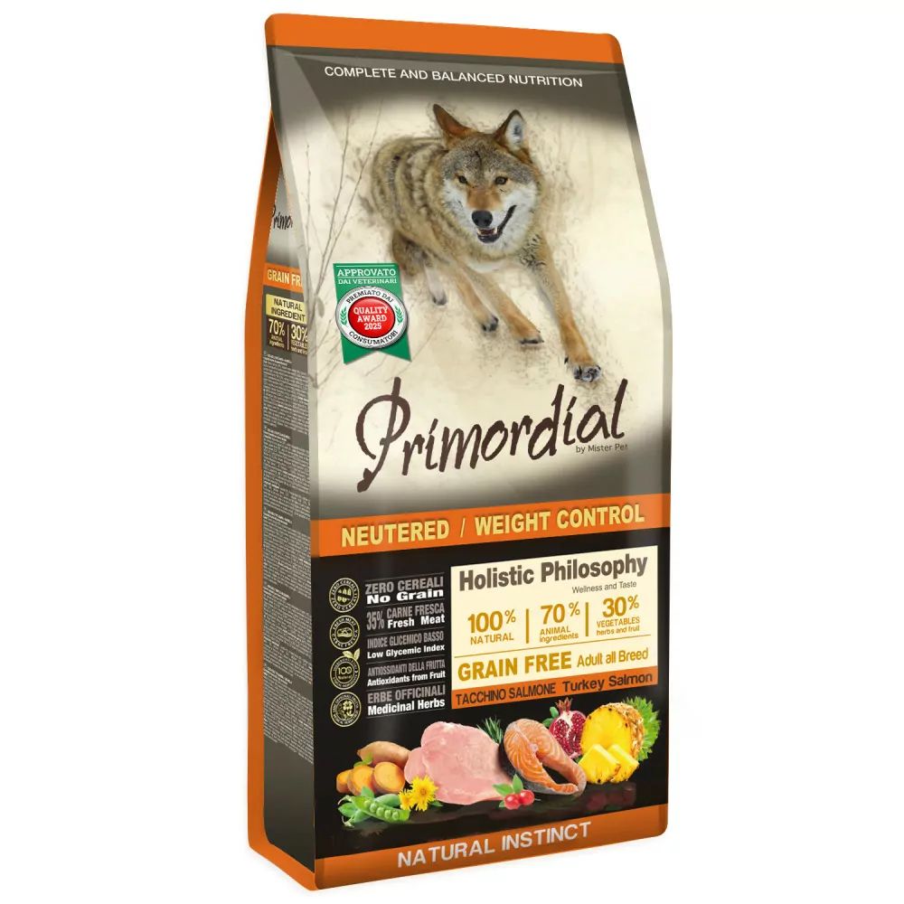 Primordial GF Adult Weight Control Turkey & Salmon 12 kg