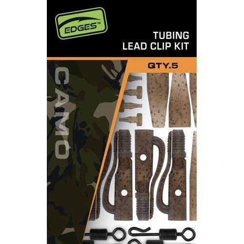 Fox Edges Camo Tubing Lead Clip Kit 5x