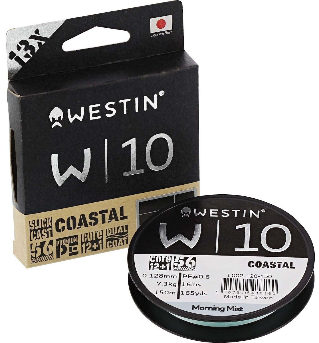 Westin W10 13-BRAID COASTAL Morning Mist 150m/0.08mm/5.8kg