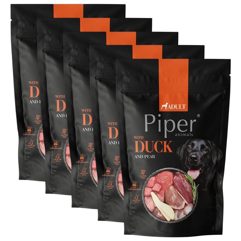 Vrečka Piper Adult patka i kruška 5 x 500 g