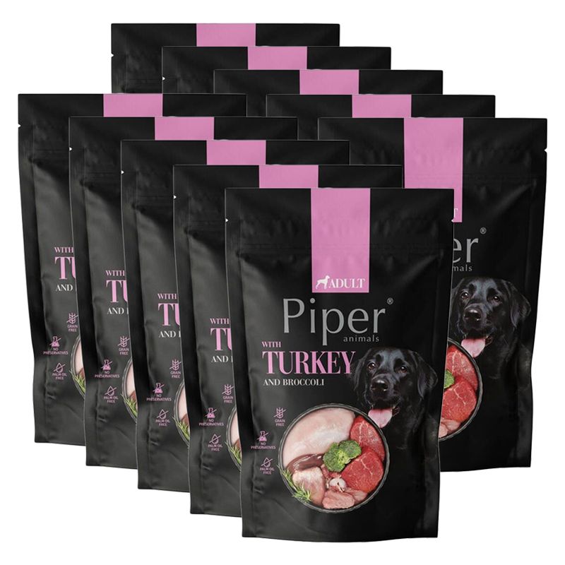 Vrečka Piper Adult pureće meso i brokula 10 x 500 g