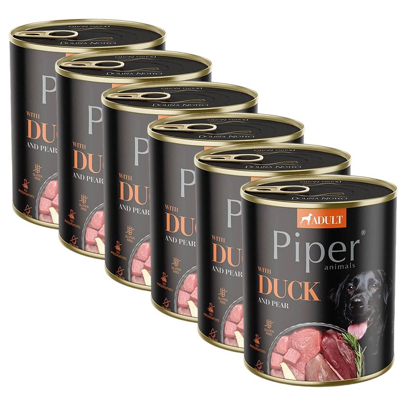 Konzerva Piper Adult patka i kruška 6 x 800 g