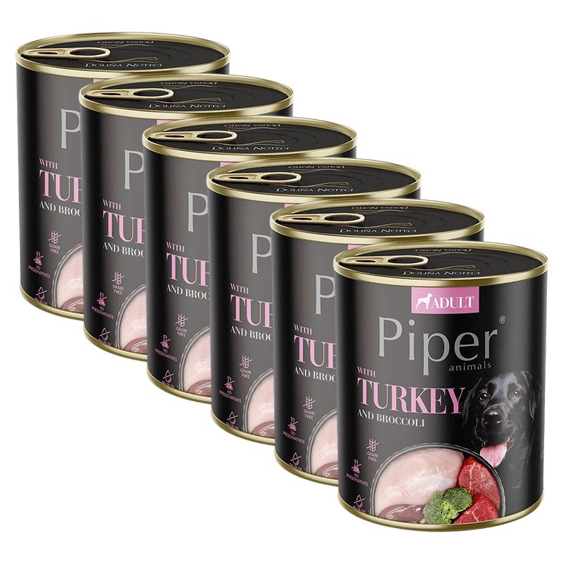 Konzerva Piper Adult puretina i brokula 6 x 800 g