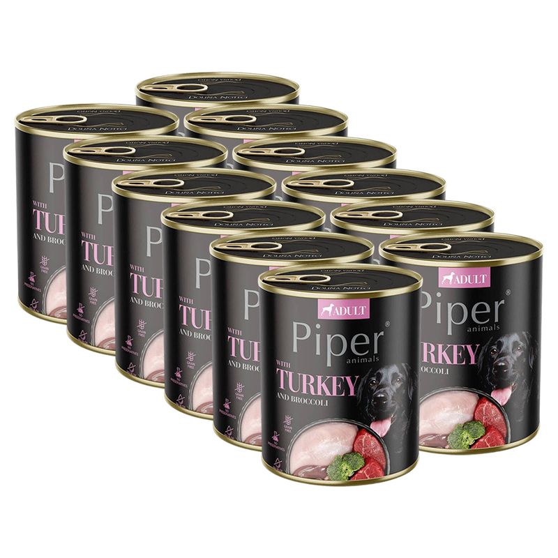 Konzerva Piper Adult puretina i brokula 12 x 800 g