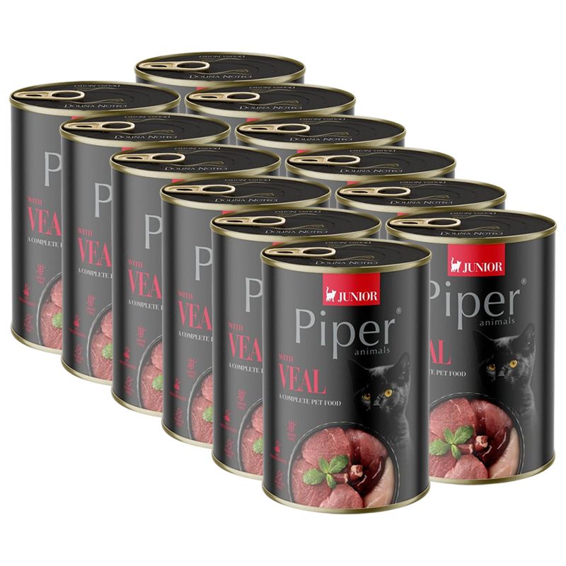 Konzerva Piper Cat Junior s telećim mesom 12 x 400 g