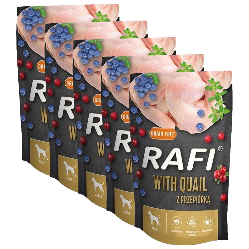 Rafi Adult GF Paté with Quail 5 x 500 g