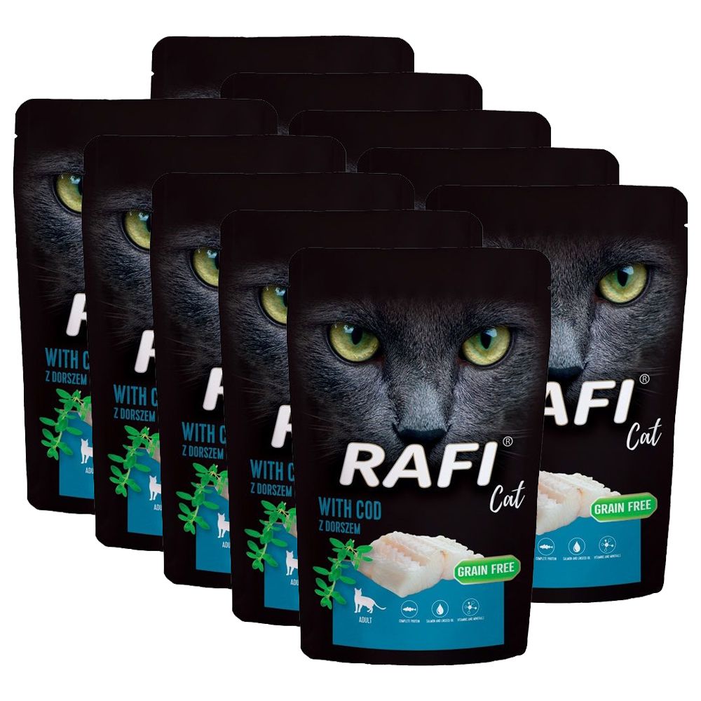 Rafi Cat Adult Paté with Cod 10 x 100 g