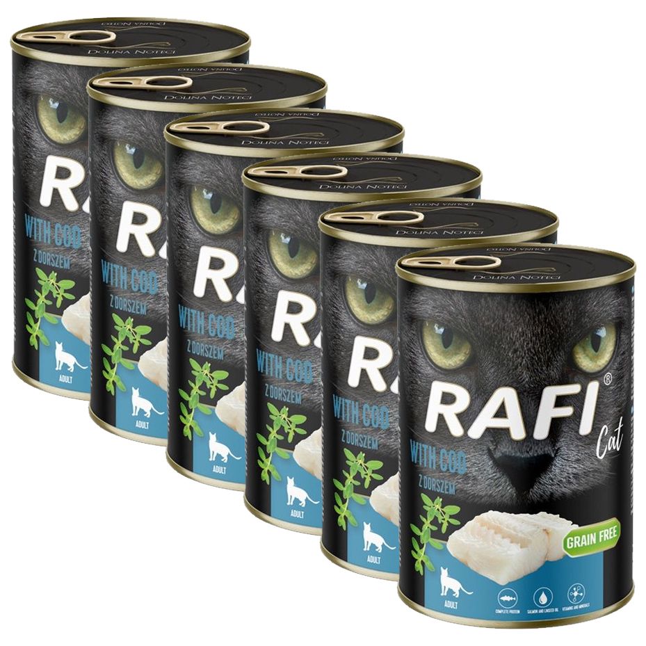 Rafi Cat Adult Paté with Cod 6 x 400 g