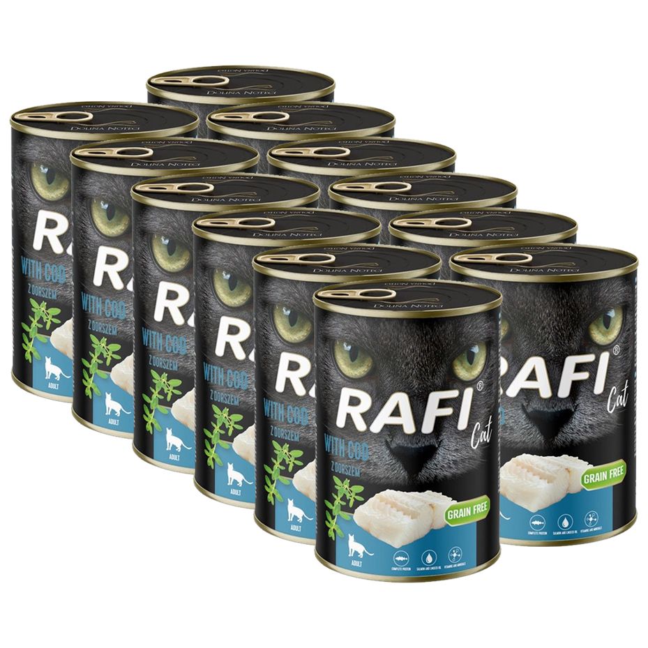 Rafi Cat Adult Paté with Cod 12 x 400 g