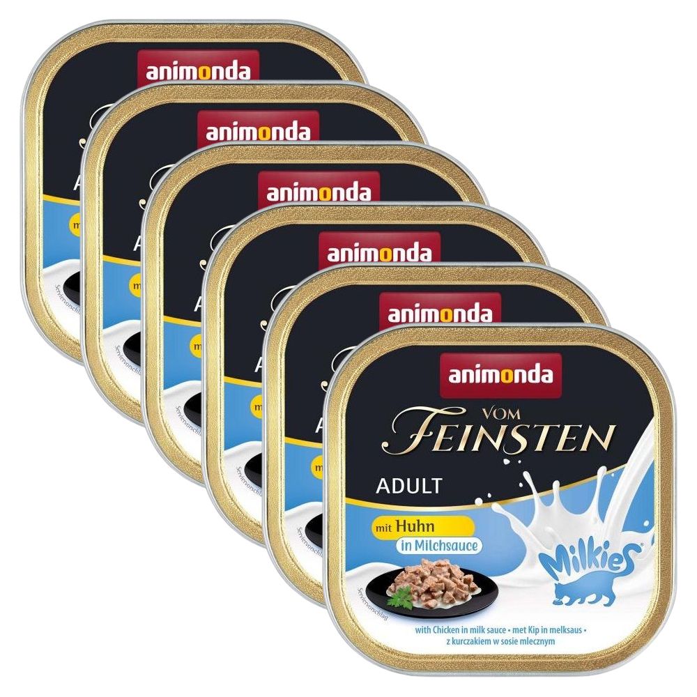 Animonda Vom Feinsten Adult Cat Milkies - piletina u kremastom umaku 6 x 100 g
