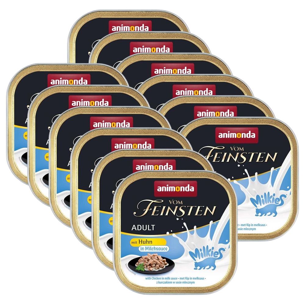 Animonda Vom Feinsten Adult Cat Milkies - piletina u kremastom umaku 12 x 100 g
