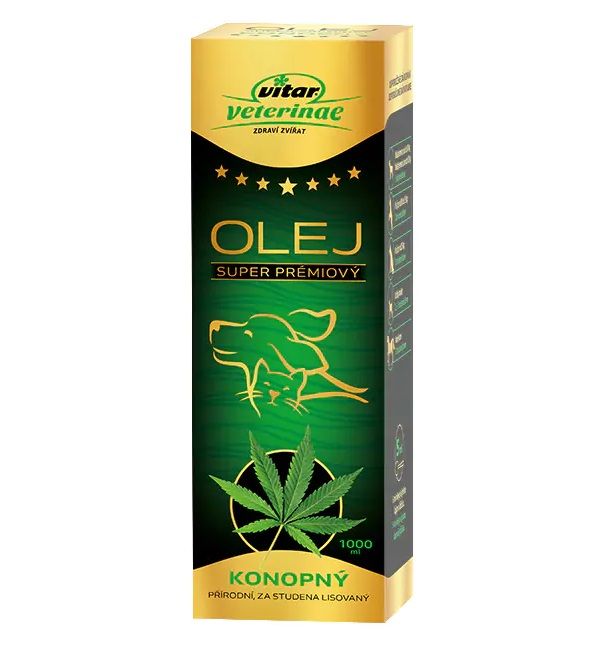 Vitar Veterinae ulje konoplje 1000 ml