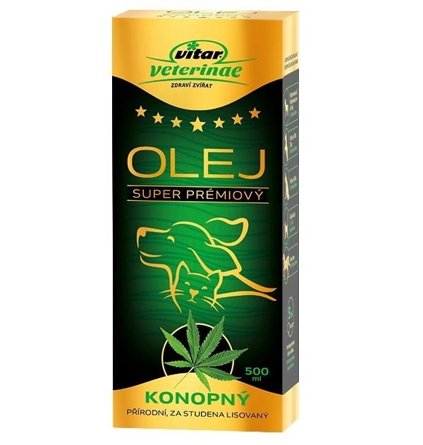 Vitar Veterinae ulje konoplje 500 ml