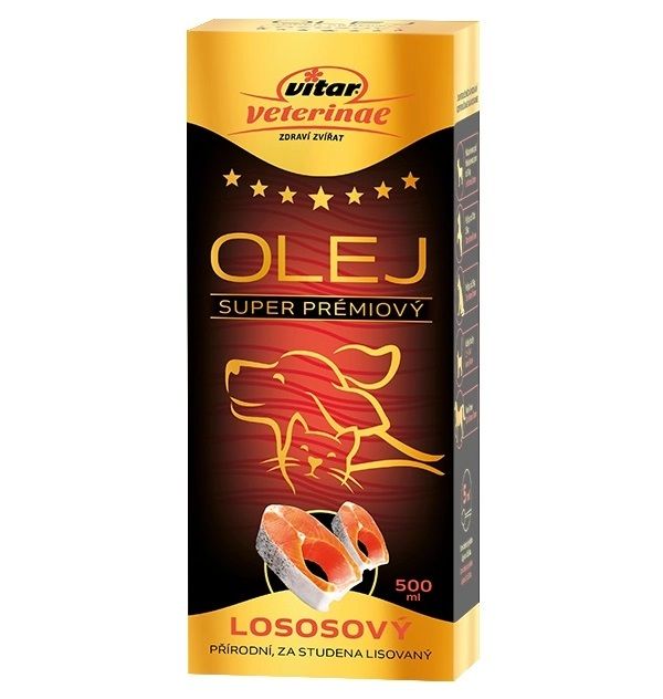 Vitar Veterinae lososovo ulje 500 ml