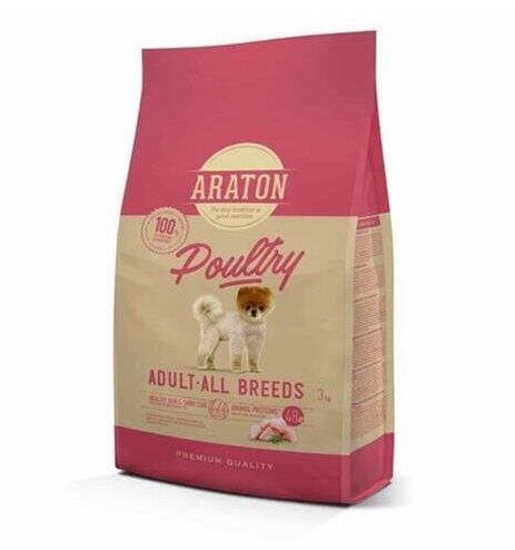 ARATON Dog Adult All Breeds Poultry 3 kg